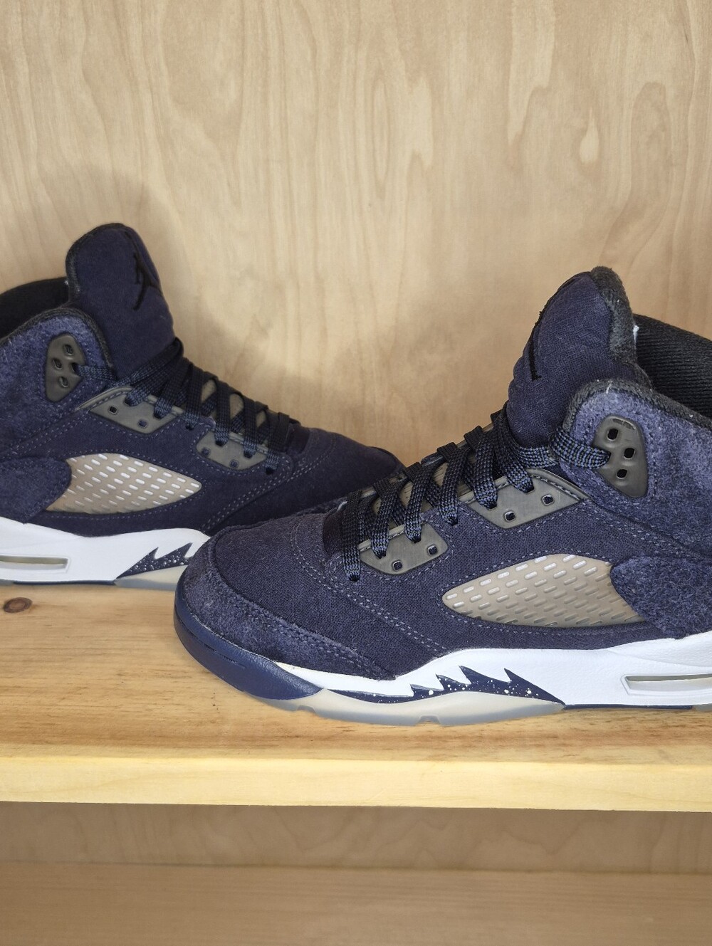 Air Jordan 5 Retro SE Georgetown Midnight Navy GS FN5452-400 Size 5Y